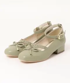 axes femme POETIQUE ローヒールスクエアパンプス Lサイズのサムネイル
