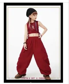 ドロスト カーゴパンツ キッズ 140㎝ ダンス