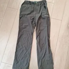 mont-bell カーゴパンツ オリーブグリーン　撥水加工