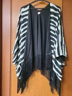 MURUA フリンジ付き羽織り