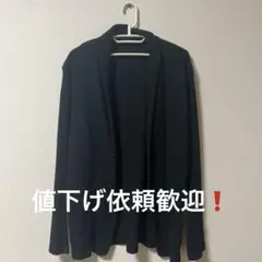【値下げ依頼歓迎❗️】NOTA BENE ブラック カーディガン Lサイズのサムネイル