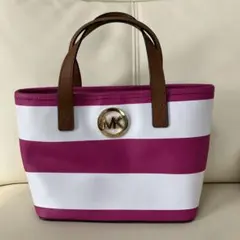 MICHAEL KORS（マイケルコース）のボーダー柄トートバッグ