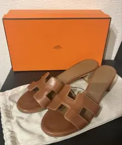 HERMES オアジス ゴールド 37.5 箱付き❣️匿名配送 即日発送 - メルカリ