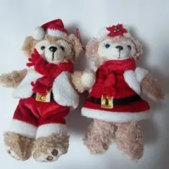 ダッフィー ・シェリーメイ　ぬいぐるみバッチ