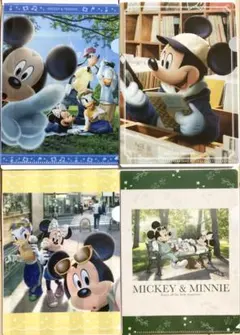 ガシャポン　ディズニー ミッキー miniクリアファイルコレクション セット