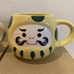 【新品未使用】スターバックス　マグカップ　だるまドット　黄色