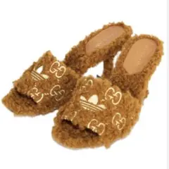 GUCCI×adidas グッチ アディダス 新品 ミュール サンダル GG柄