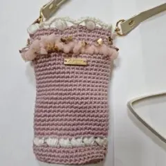 スマホショルダーバッグ ピンク