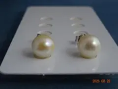 特価品！！！あこや真珠8㎜　SV925ピアス