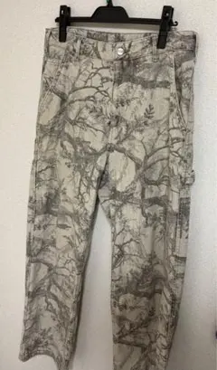 リアルツリー 迷彩柄 デニム カーゴパンツ jadedlondon 似 ラグスタイル LUXSTYLE リアルツリー柄デニムパンツ/ペインター
