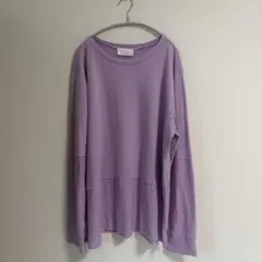tumugu ロンT 長袖Tシャツ　ラベンダーのサムネイル