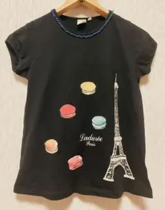 UNIQLO KIDS LADUREE Paris Tシャツ