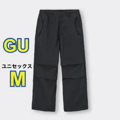 【GU】パラシュートパンツ/ブラック/Mサイズのサムネイル