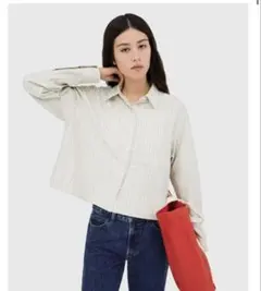 【タグなし未使用】UNIQLO JWアンダーソン オックスフォードシャツ　L