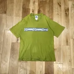 90s　adidas　Tシャツ　y2k　ボロ　ヴィンテージ　万国旗　L