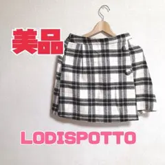 【美品】LODISPOTTO チェック柄ミニスカート