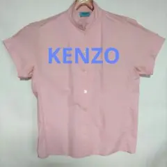 KENZO レディース 半袖 スタンドカラーシャツ ピンクのサムネイル