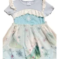 エルサ プリント 半袖ワンピース 100cm