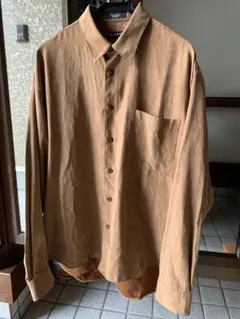 フェイクスエードシャツ