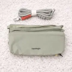 新品　topologie トポロジー　ボトルサコッシュ　ミディアム　モス