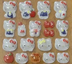 ②【即納】赤 19枚 おすそ分け ハローキティ ボンボンドロップシール