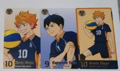 ハイキュー　日向翔陽、影山飛雄　ランダムキャラクターカードセット