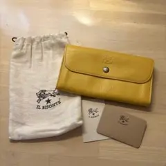 IL BISONTE 長財布 イエロー レザー イタリア製のサムネイル