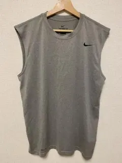 Nike DRI-FIT ノースリーブTシャツ L グレー