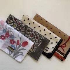 renoma コシノジュンコ　ハンカチ　4枚セット