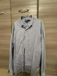 POLObyRalphLauren 青シャツ 古着