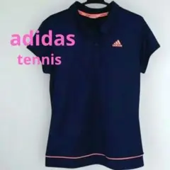 adidas tennis ネイビー 半袖 ポロシャツのサムネイル