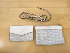 MICHAEL KORS ショルダーバッグ ホワイト/グレー 2個セット