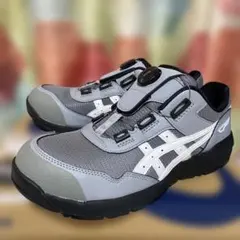 新品未使用品 ASICS BOAシステム安全靴 グレー/ブラック - メルカリ