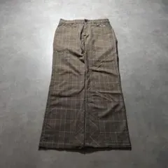 00s Archive Oakley check Flare Pants Y2K - メルカリ