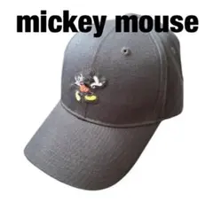 Disney ミッキーマウス 刺繍キャップ 未使用品