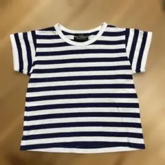 marimekko ネイビーボーダーTシャツ 60