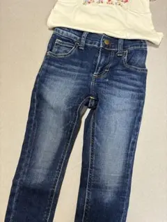 Lee kidsダークブルー スリムフィット 長ズボン100