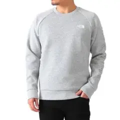 ノースフェイス テックエア スウェットクルー グレー M NT12087