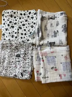aden+anais101匹わんちゃん　おくるみ　４枚セット