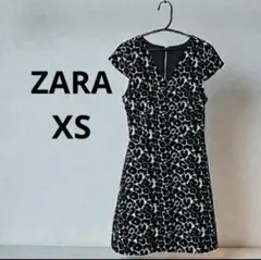 【美品】ZARA XS 半袖ワンピース