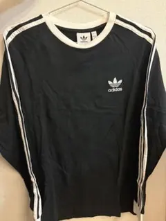 adidas 長袖Tシャツ ブラック XL