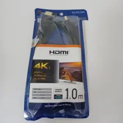ELECOM 4K ハイスピードHDMIケーブル 1.0m