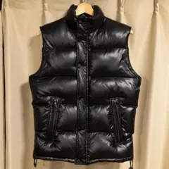 エディフィス PERTEX ダウンベスト ブラック 40 メンズ EDIFICE