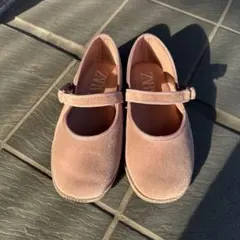ZARA ピンク バレエシューズ　16.3〜16.5cm
