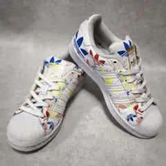 ​希少 adidas スーパースター H00183 総柄スニーカー 23cmのサムネイル