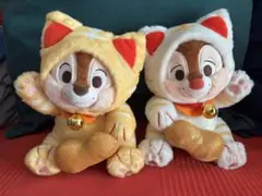 ディズニー チップとデール　新春ぬいぐるみ2025