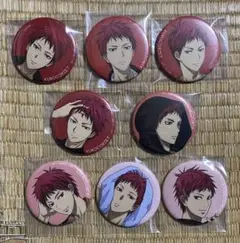 黒子のバスケ　KUROCORZET　赤司征十郎　メモリアル缶バッジ　8点セット