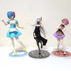 「Re:ゼロから始める異世界生活」レム　ラム　エキドナ　フィギュア