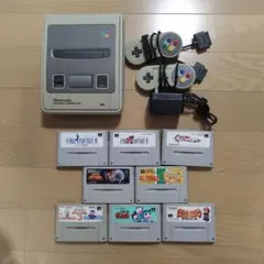 スーパーファミコン本体+ゲームソフト9本