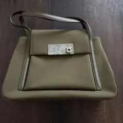フェラガモ オリーブグリーン ハンドバッグのサムネイル